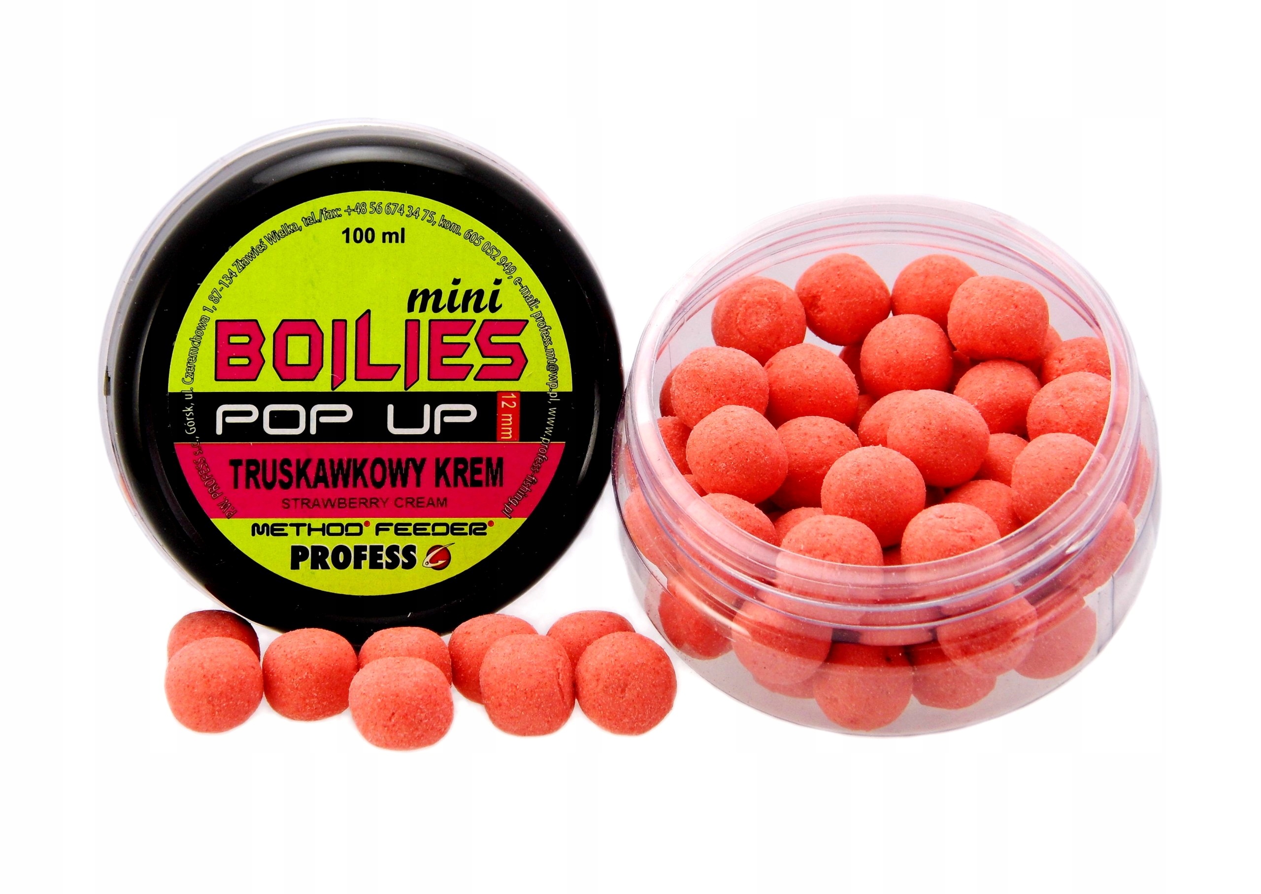 PROFESS - Kulki Mini POP-UP TRUSKAWKOWY KREM 12mm