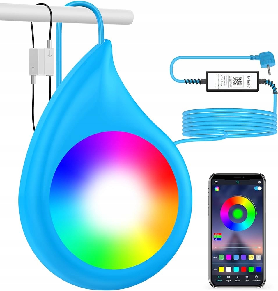 Podvodní Led bazénové osvětlení Rgb Ovládání pomocí aplikace Bluetooth, IP68