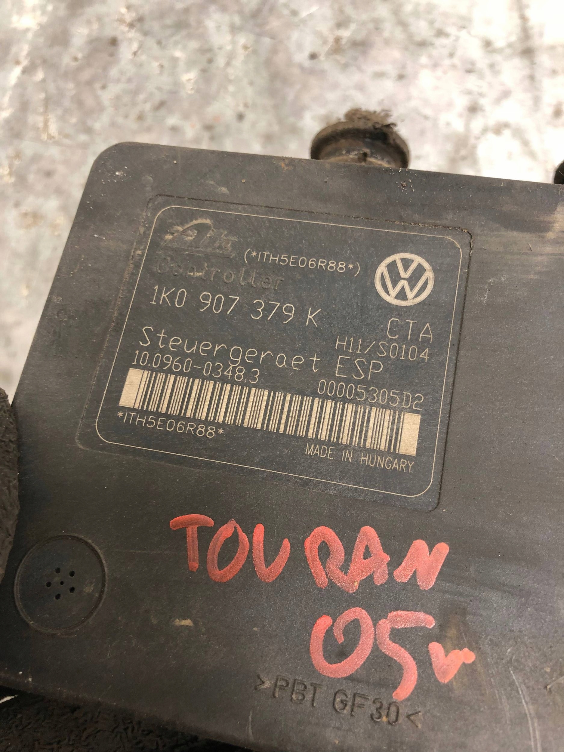 Pompa ABS VW TOURAN e 1K0614517H 1K0907379K