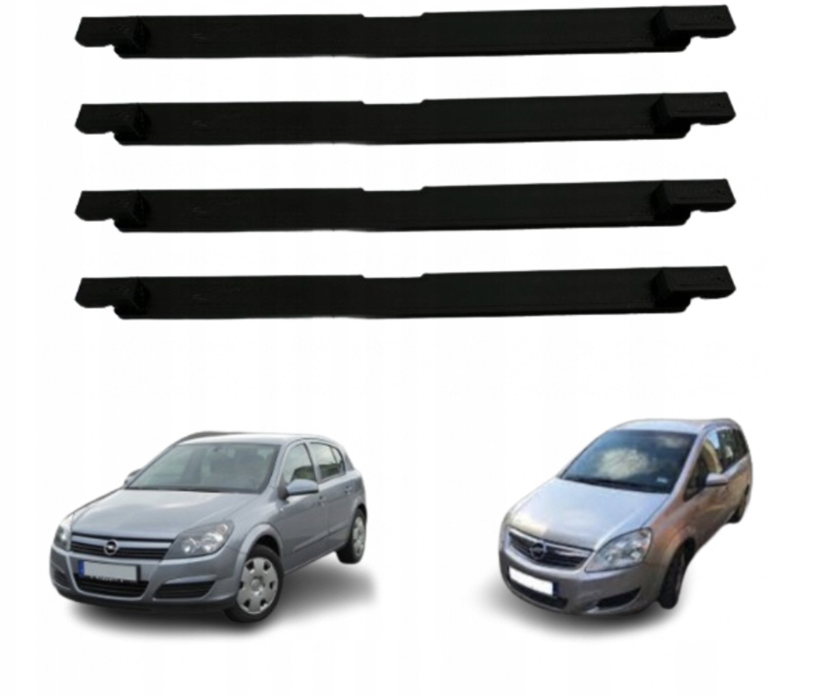 4x заглушка планки крыши Opel Zafira B Astra H