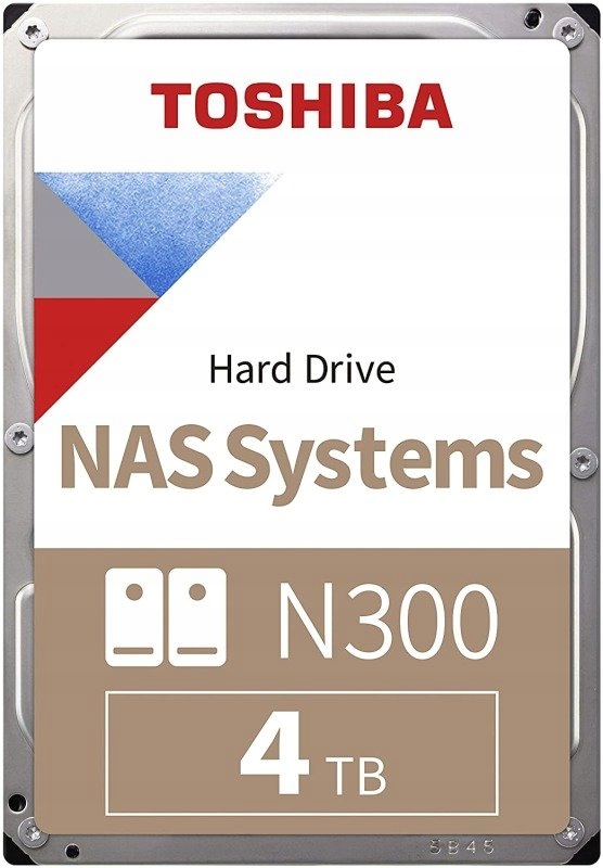 

Dysk twardy Toshiba N300 4TB HDWQ140UZSVA 3,5''