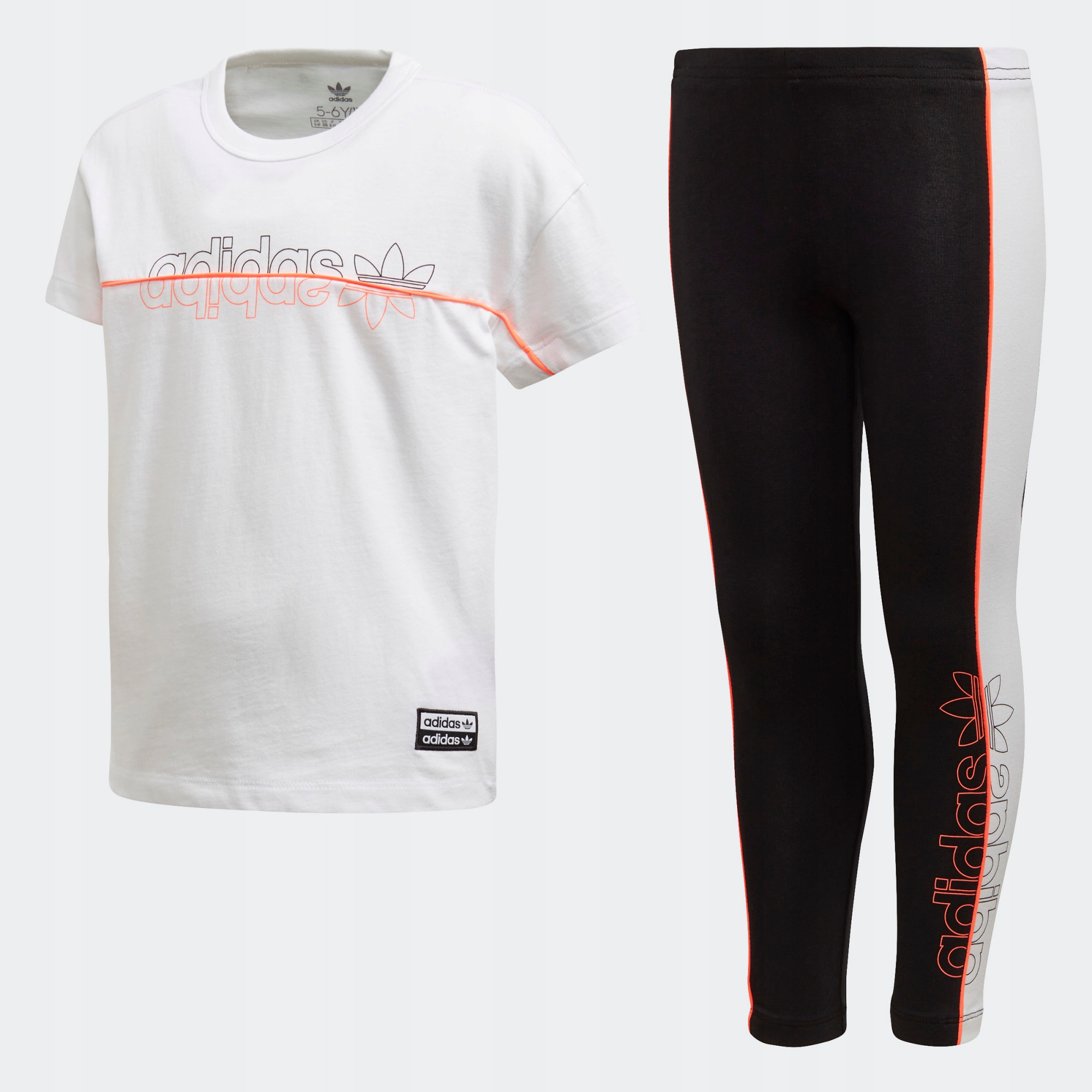 ADIDAS TREFOIL KOMPLET KOSZULKA LEGGINSY PREZENT Marka adidas