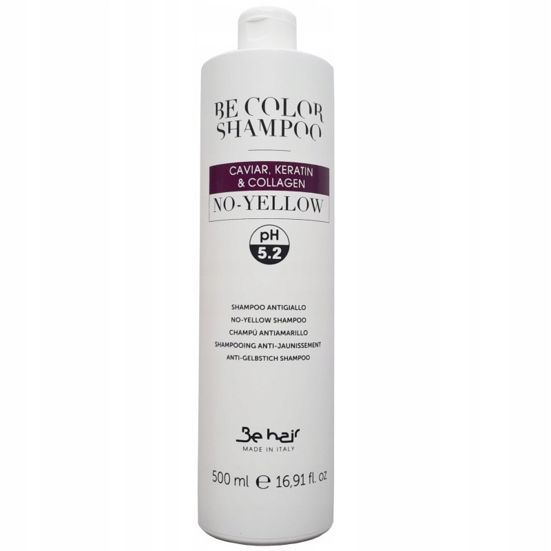 

Be Hair Be Color Szampon wł. blond No Yellow 500ml