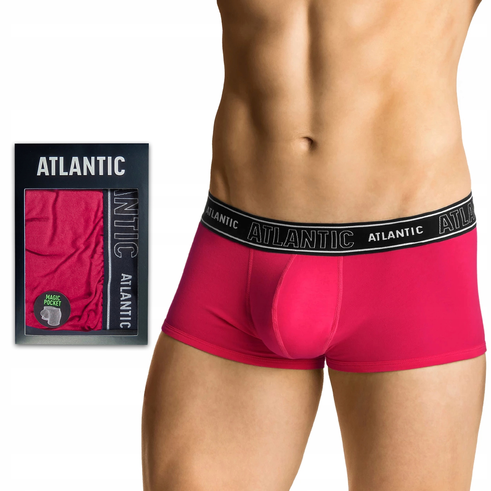 

Bokserki Męskie push-up Atlantic MH-1191 XL