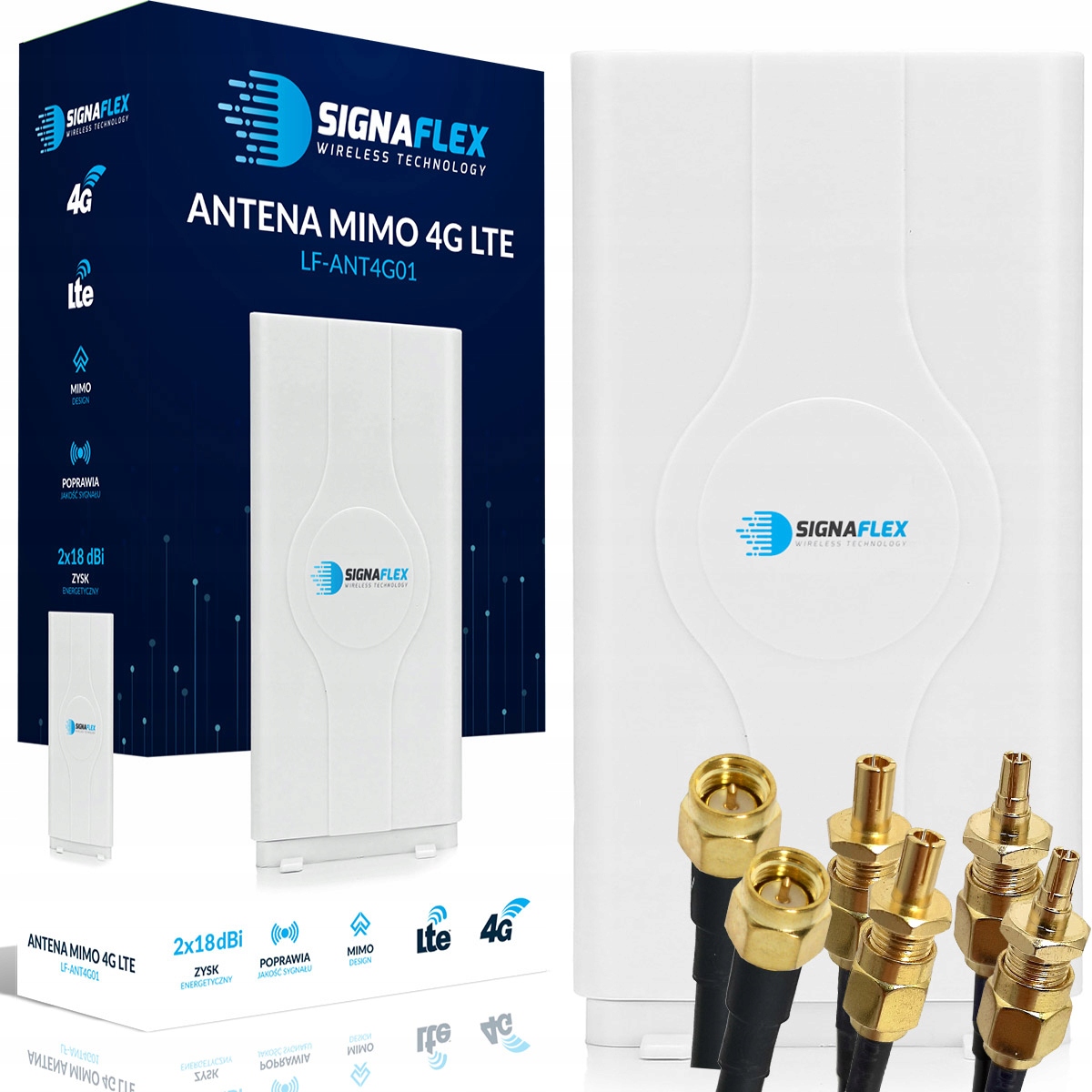 

Antena 2x18 dBi Router Lte 4G Huawei B593 B525 Zte