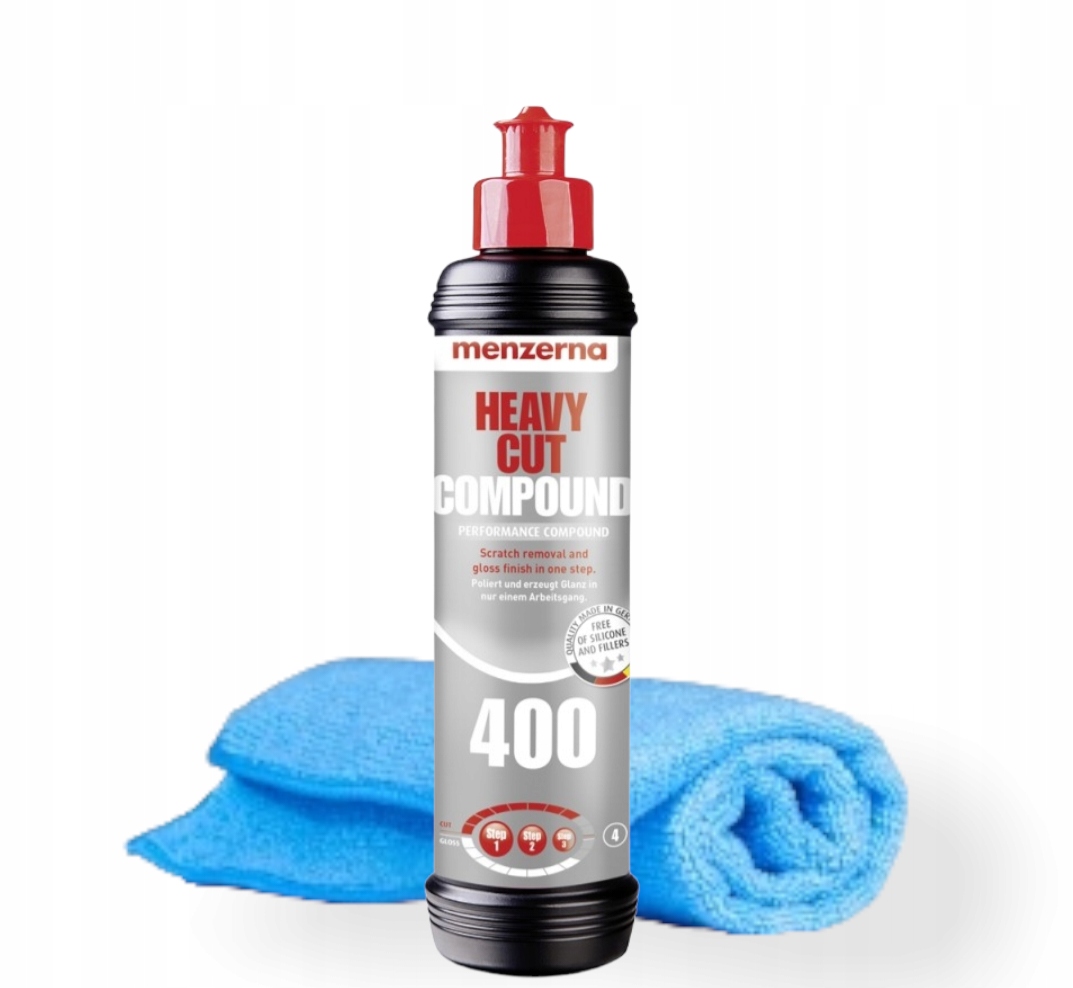 

Menzerna 400 Heavy Cut mocno tnąca pasta 250ml