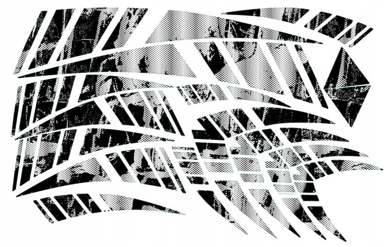 NAKLEJKA Lextar KROP kask motocykl quad bak odblaskowa naklejki tuningowe