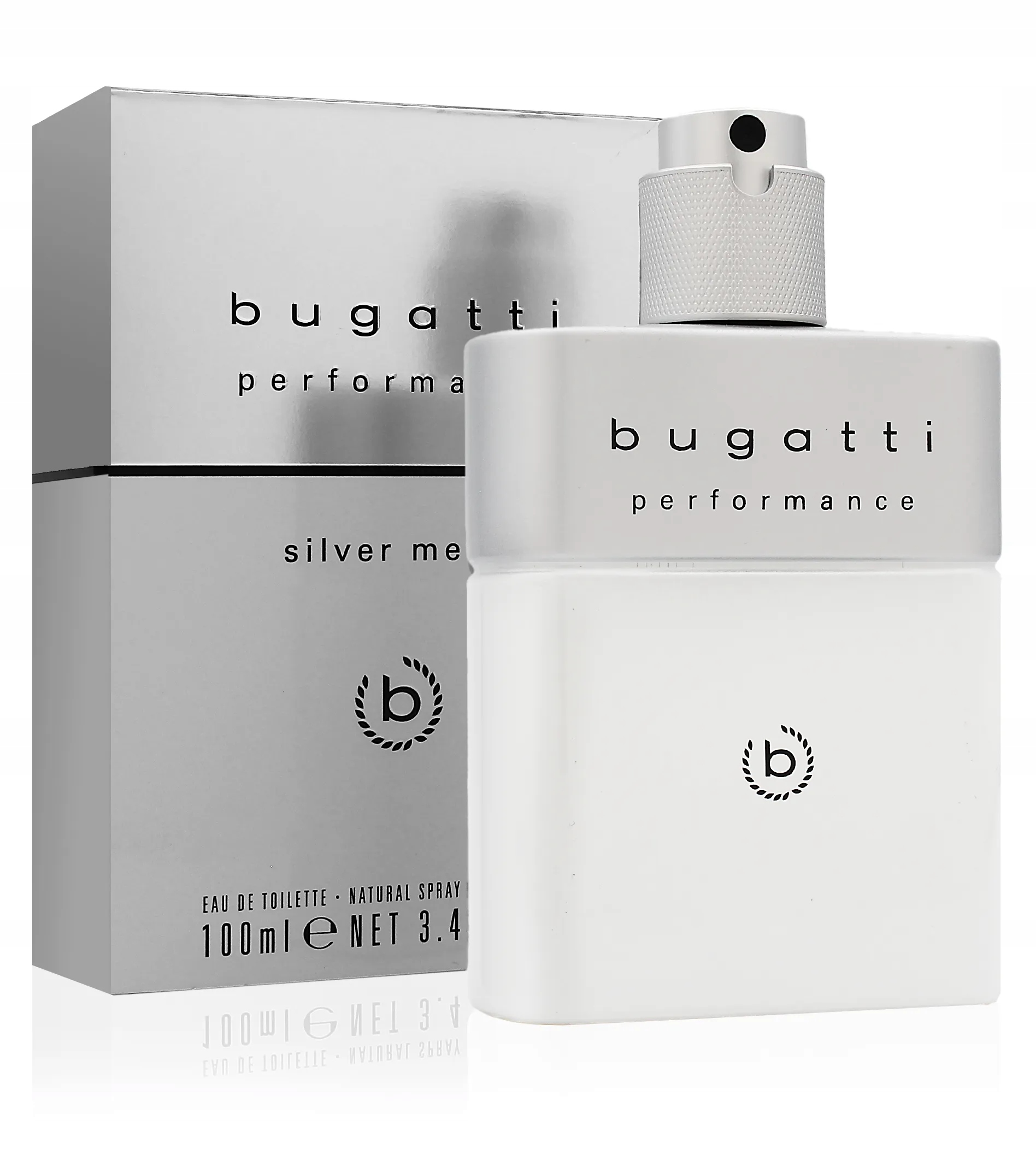 Bugatti Performance Silver Metal toaletní voda pro muže 100 ml