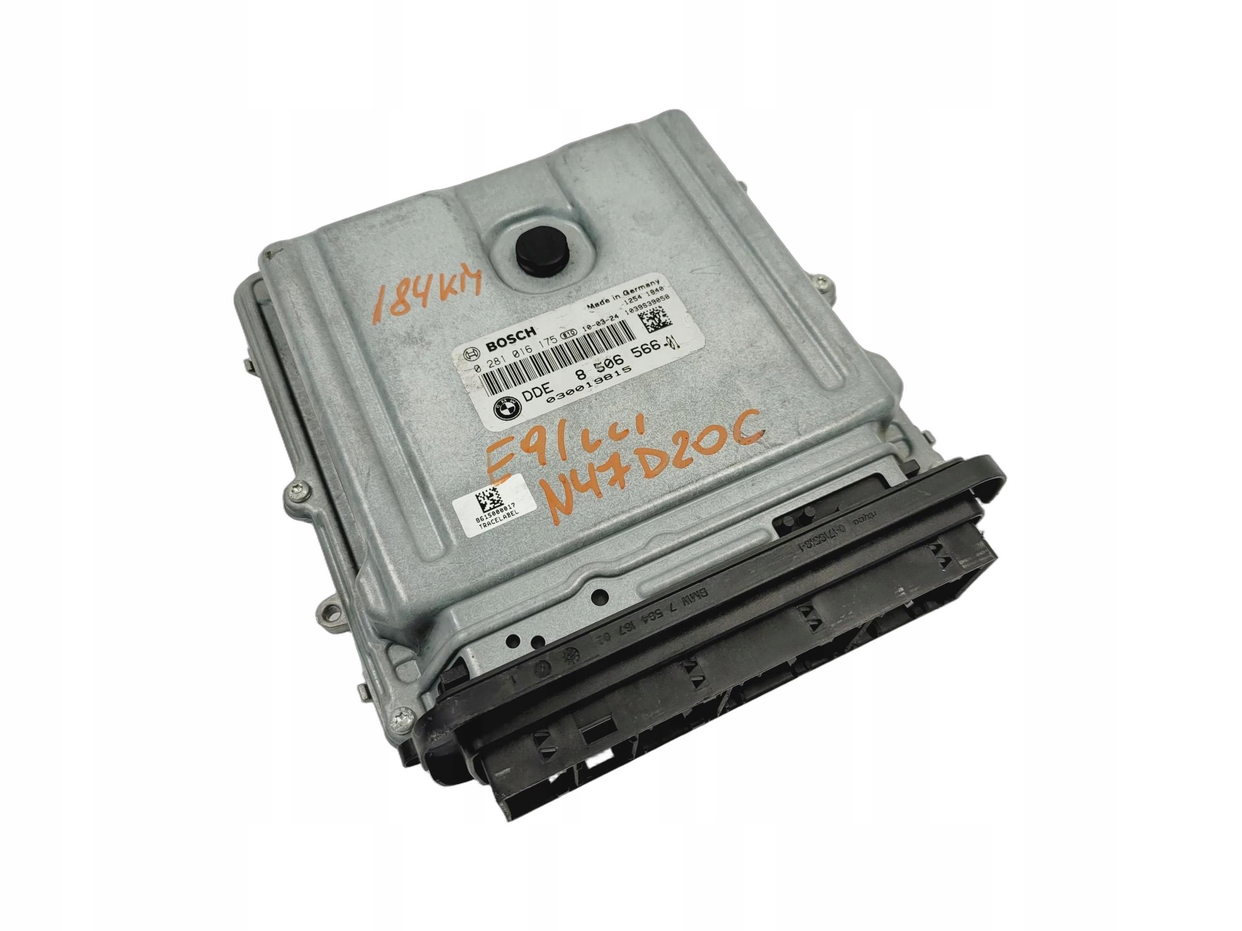 control unit computer of the engine BMW 3 E91 LIFT N47D20C 184KM 8506566 0281016175