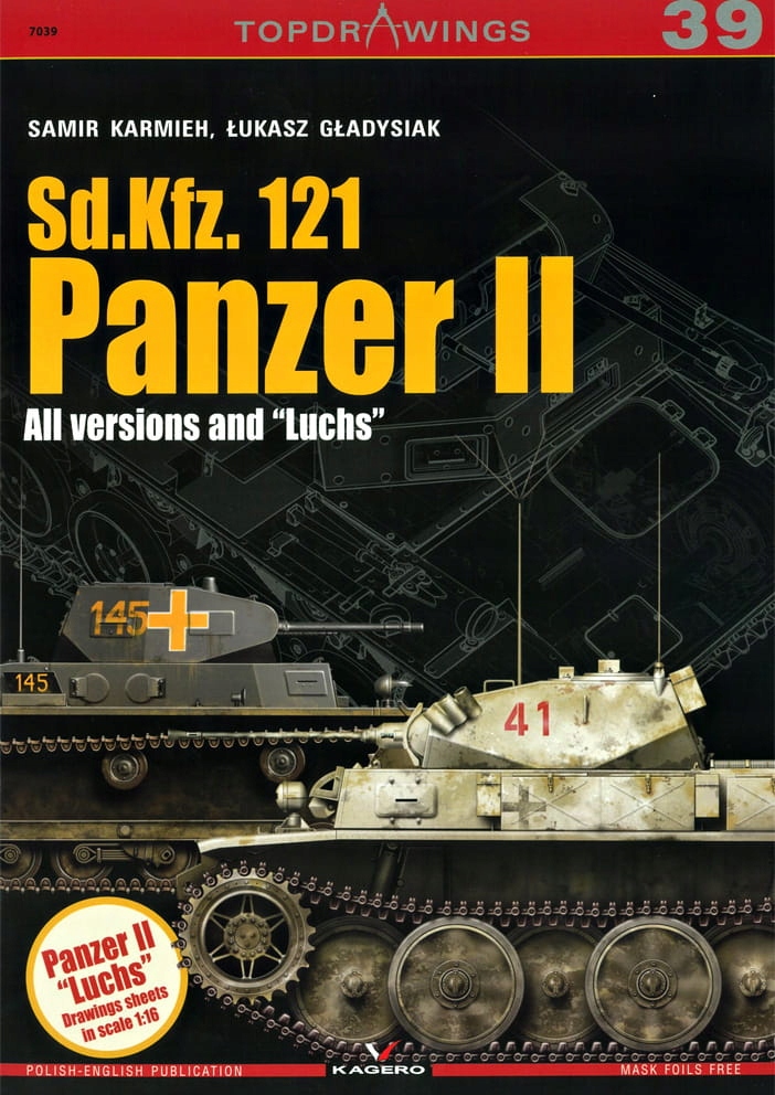 TOPDRAWINGS 39 - Sd.Kfz. 121 PANZER II all version and 'Luchs'
