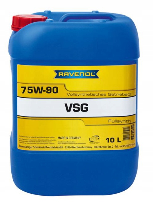 Olej Prevodovky Vsg 75W90 10L Vsg 75W-90 10L Ravenol