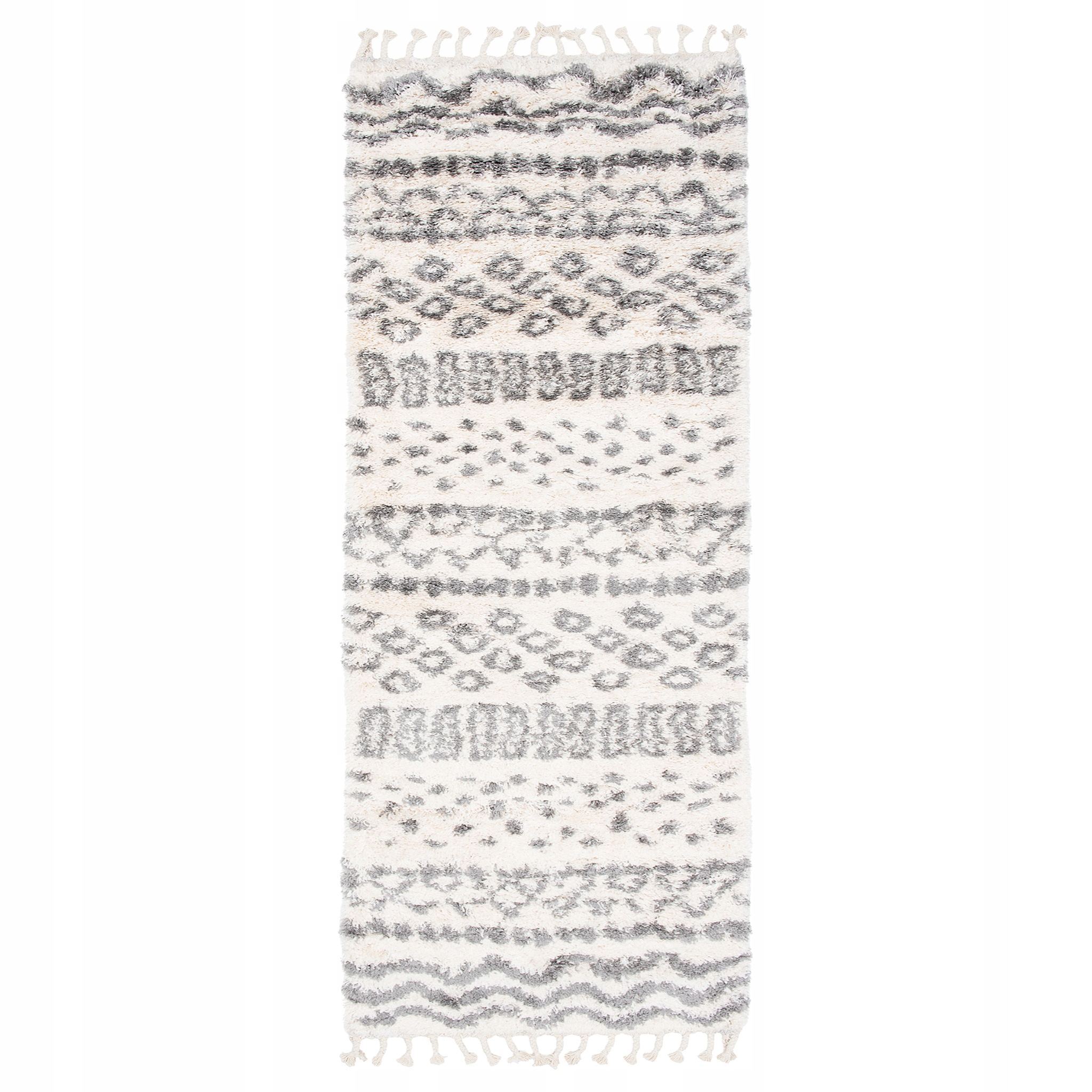 

Chodnik Aztec 60x200 Shaggy Boho Z Frędzlami v7