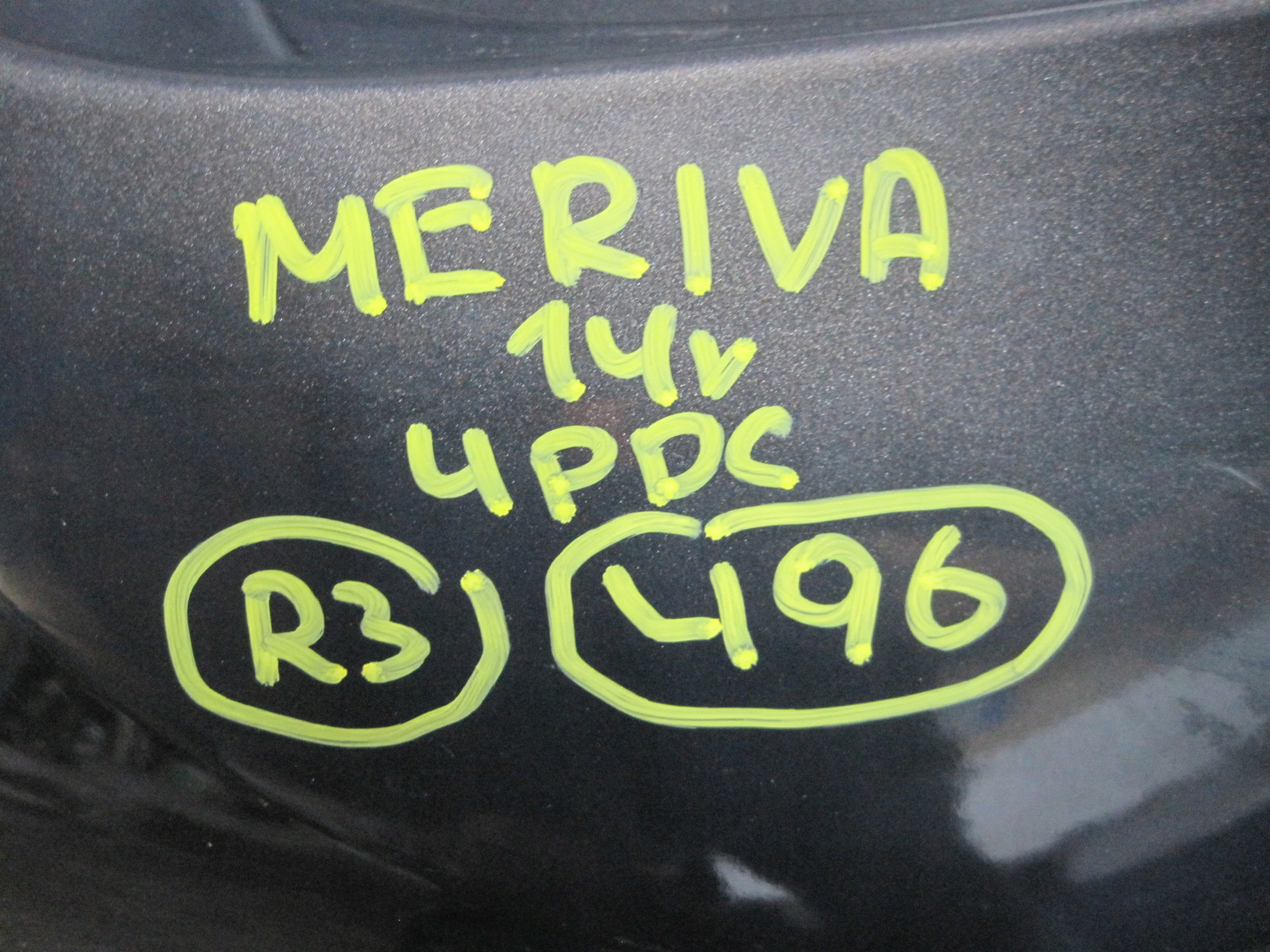 Stoßstange OPEL MERIVA B 14R 4 PDC heck hinten