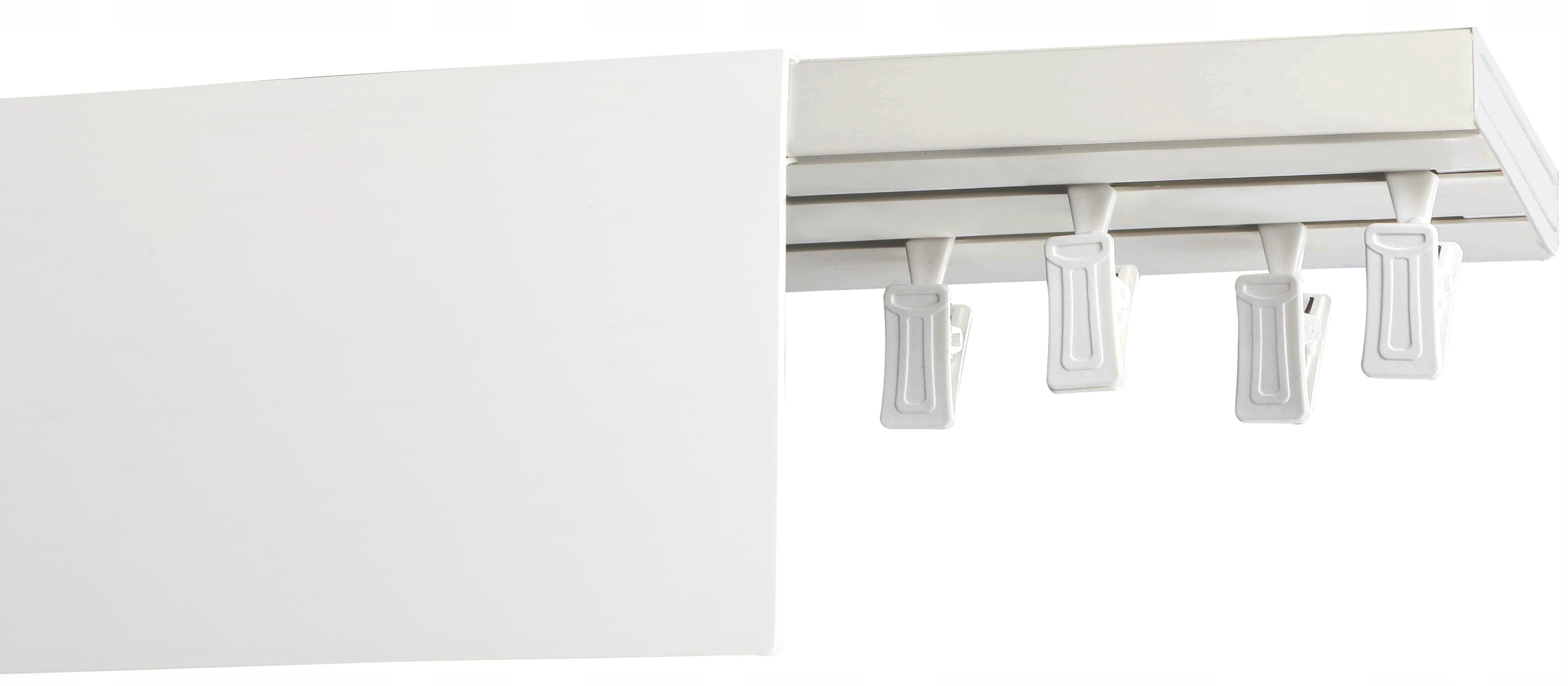 

Karnisz sufitowy z maskownicą 9cm II tor 310cm