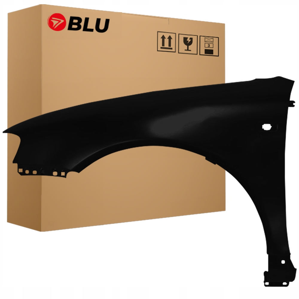 Blu Blatník Audi A3 8L Lift LY9B levý černý 00-03 přední BrillantSchwarz