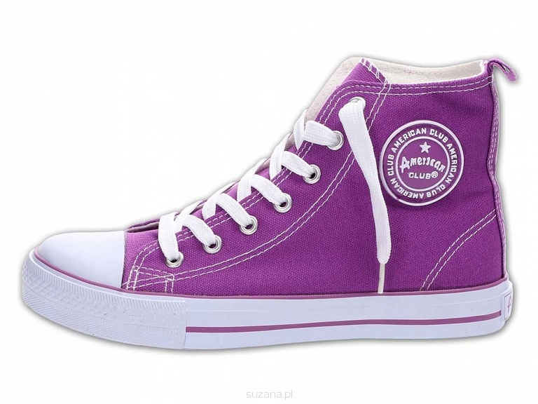 

Markowe trampki American 9120 fioletowe r38