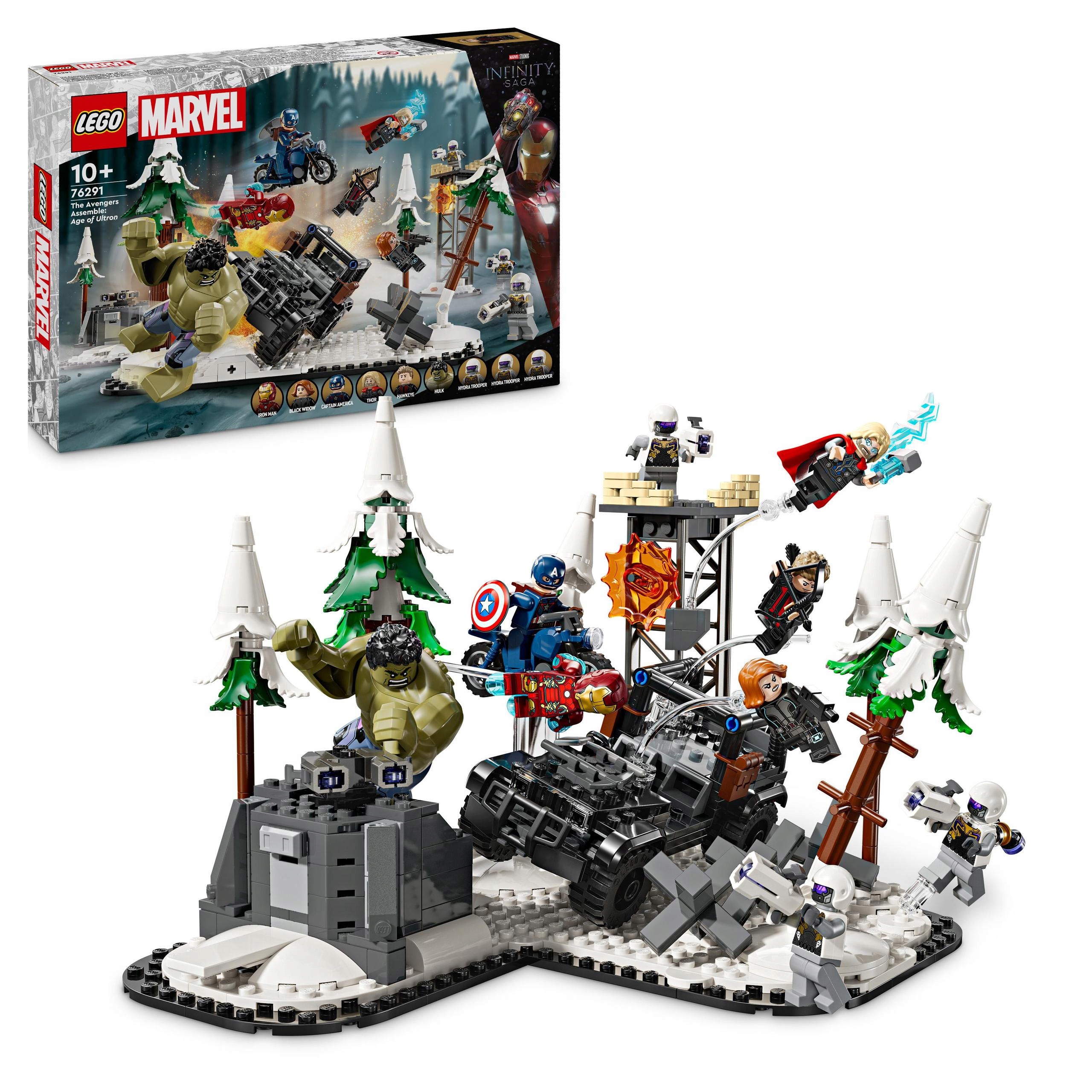Lego 76291 Marvel Heroes Avengers: Ultronův čas