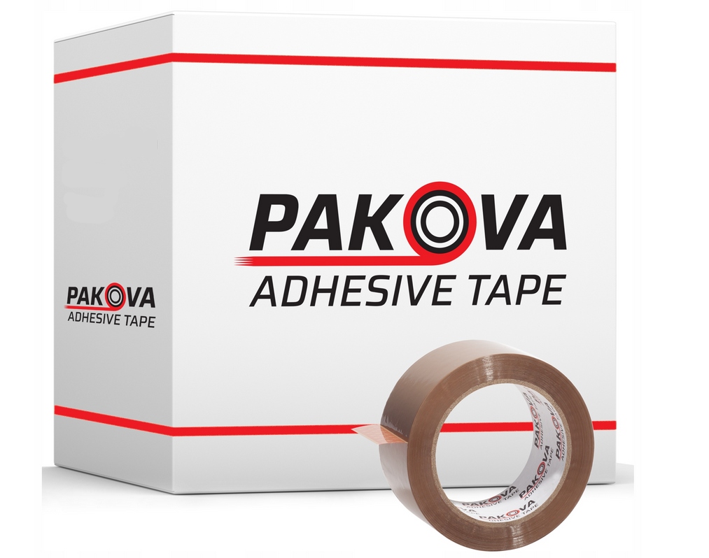Taśma Pakowa Brązowa Mocna 48/100y Pakova 36SZT Do Kartonów