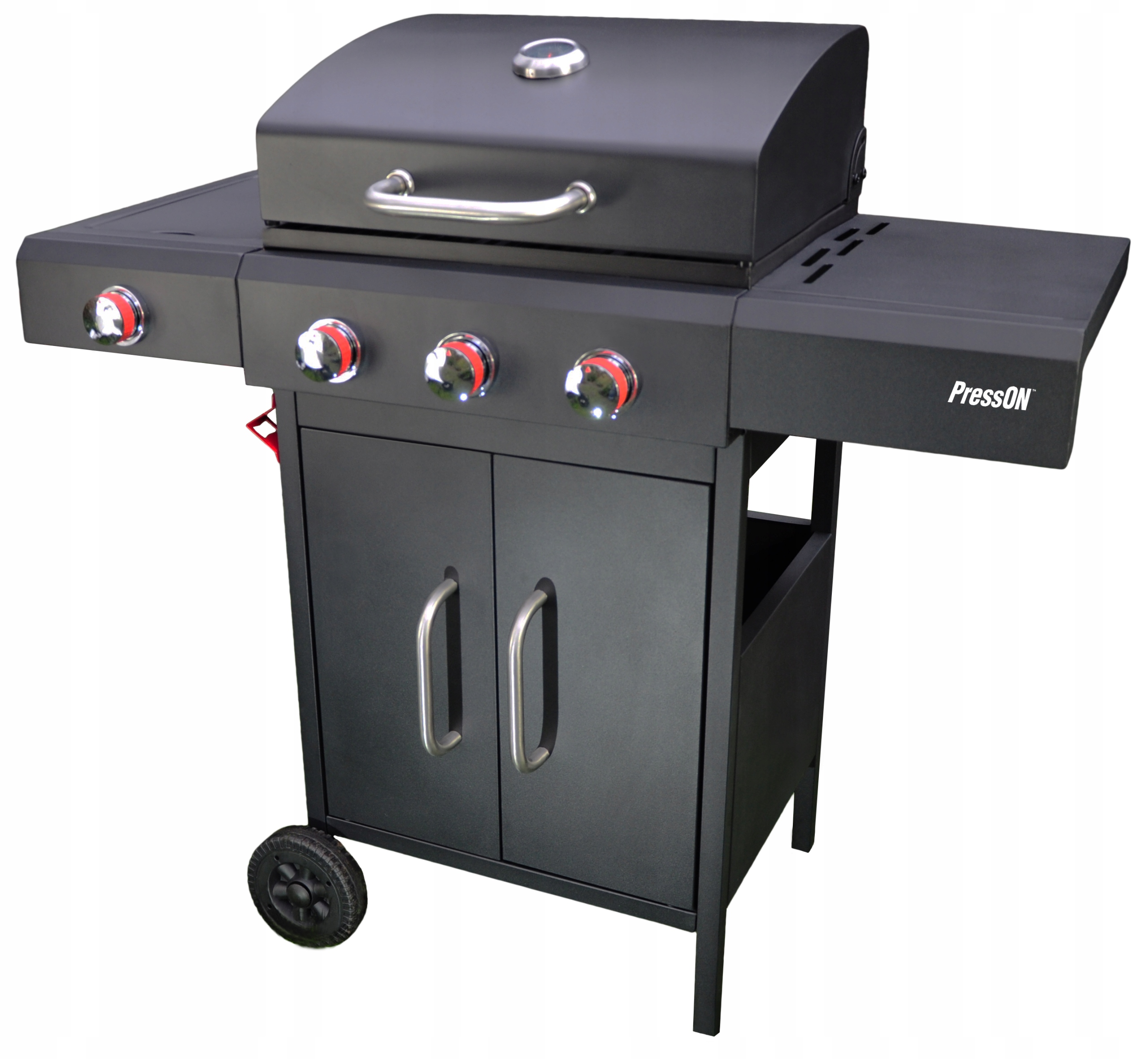 

Grill Gazowy Ogrodowy 3+1 11,6kW Duży Ruszt Szafka