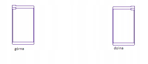 Panewki Korbowodowe Subaru LEGACY 2 0D EE20 STD Part number ee20