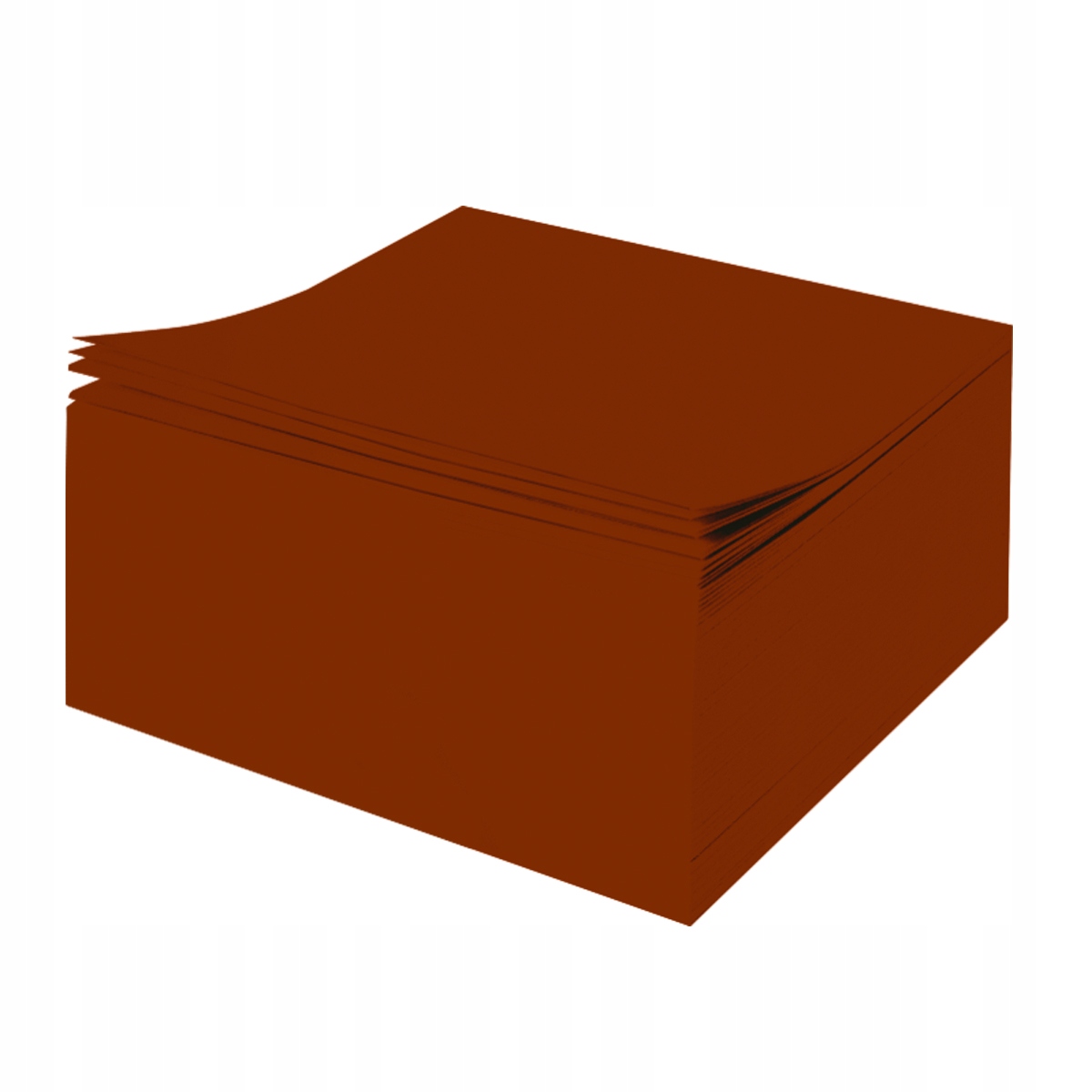 

Kostka kolor nieklejona -brązowa do origami