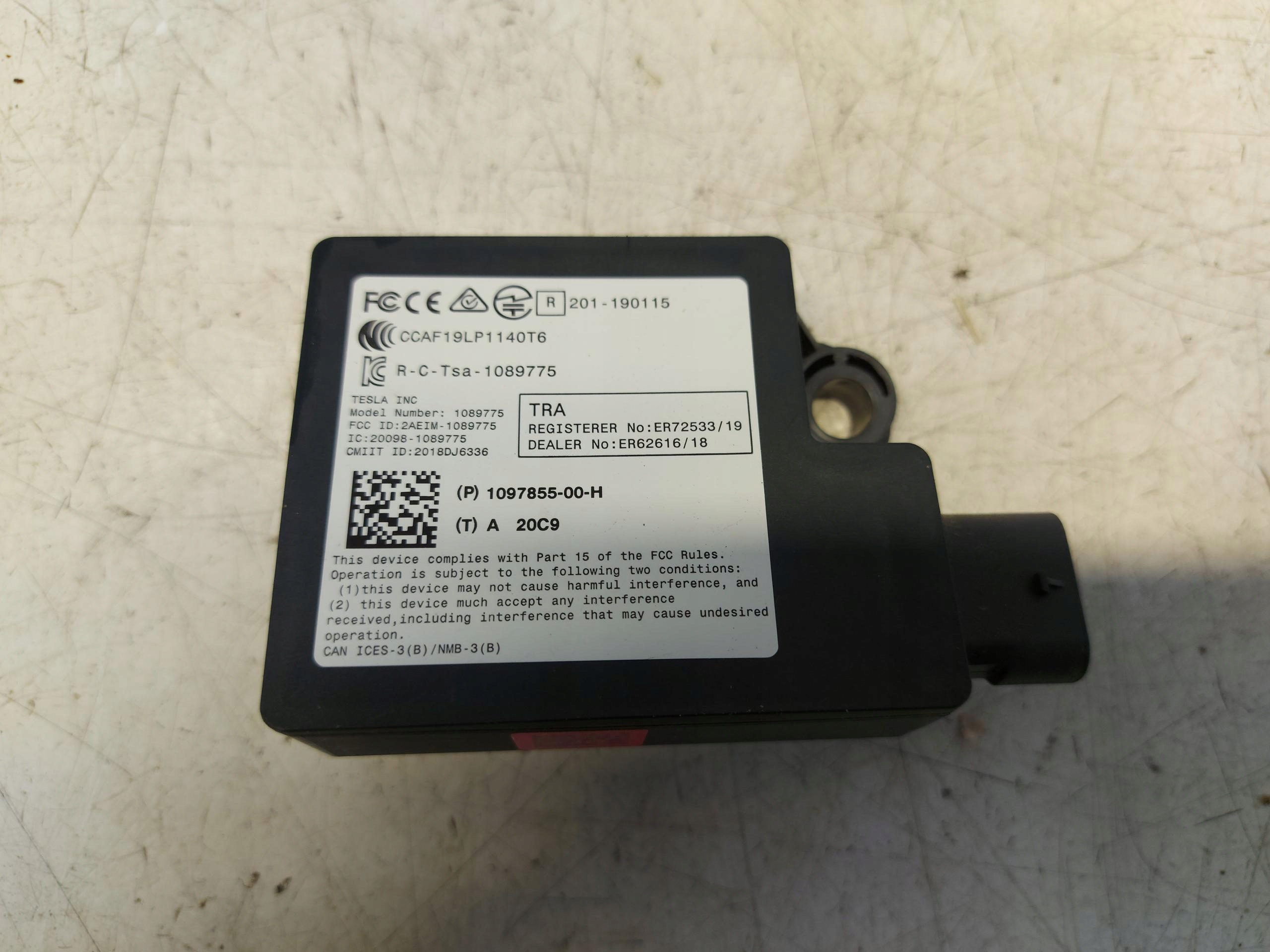 TESLA MODEL 3 radar sensor modul distronic 1097855-00-h