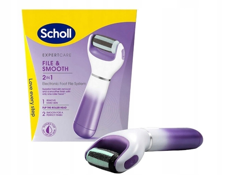 Scholl Expert Care Elektronický Pilník na nohy 2v1 s hlavicí