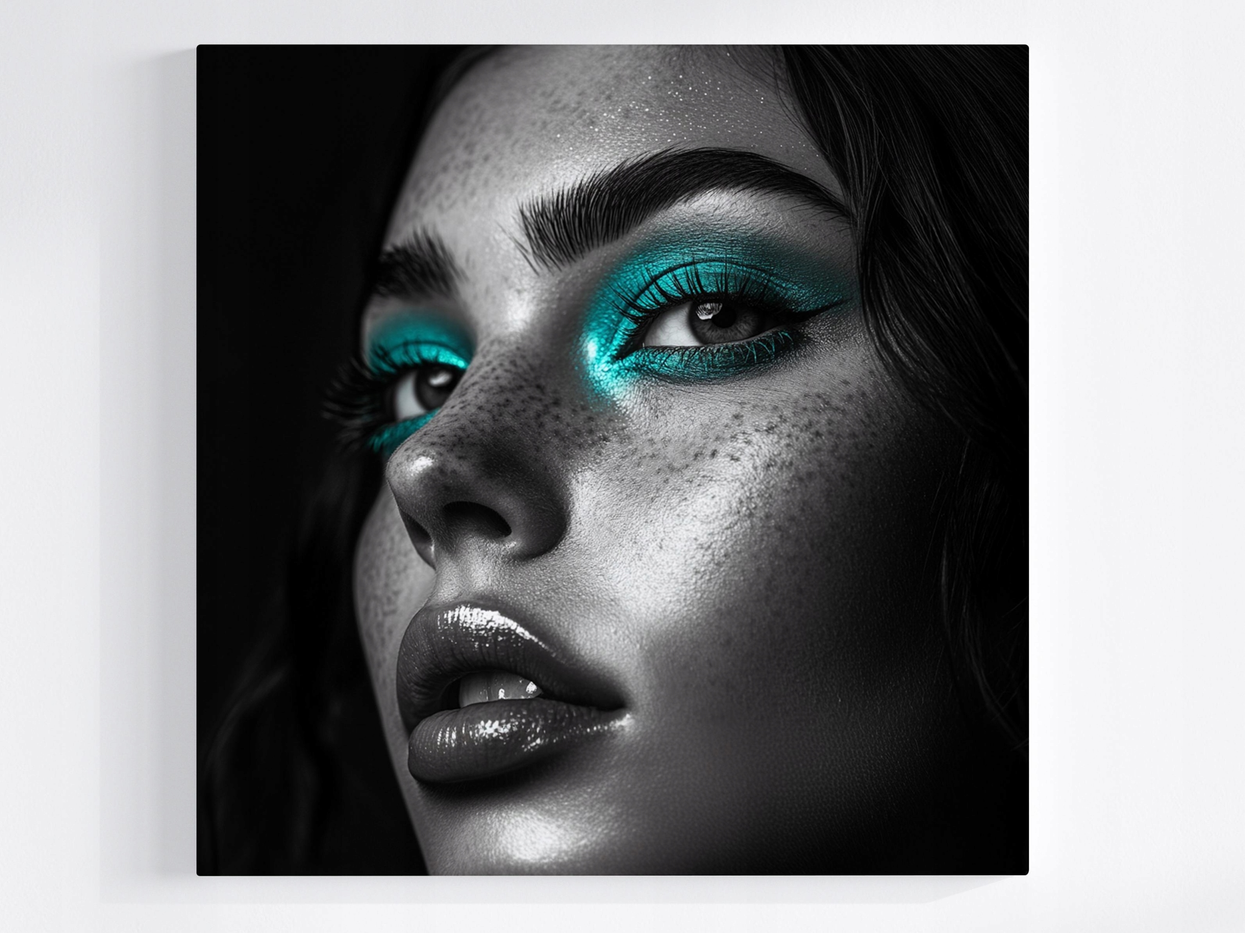 Obraz Na Plátně Canvas Portrét Žena Umělecký Makeup Modern 80x80