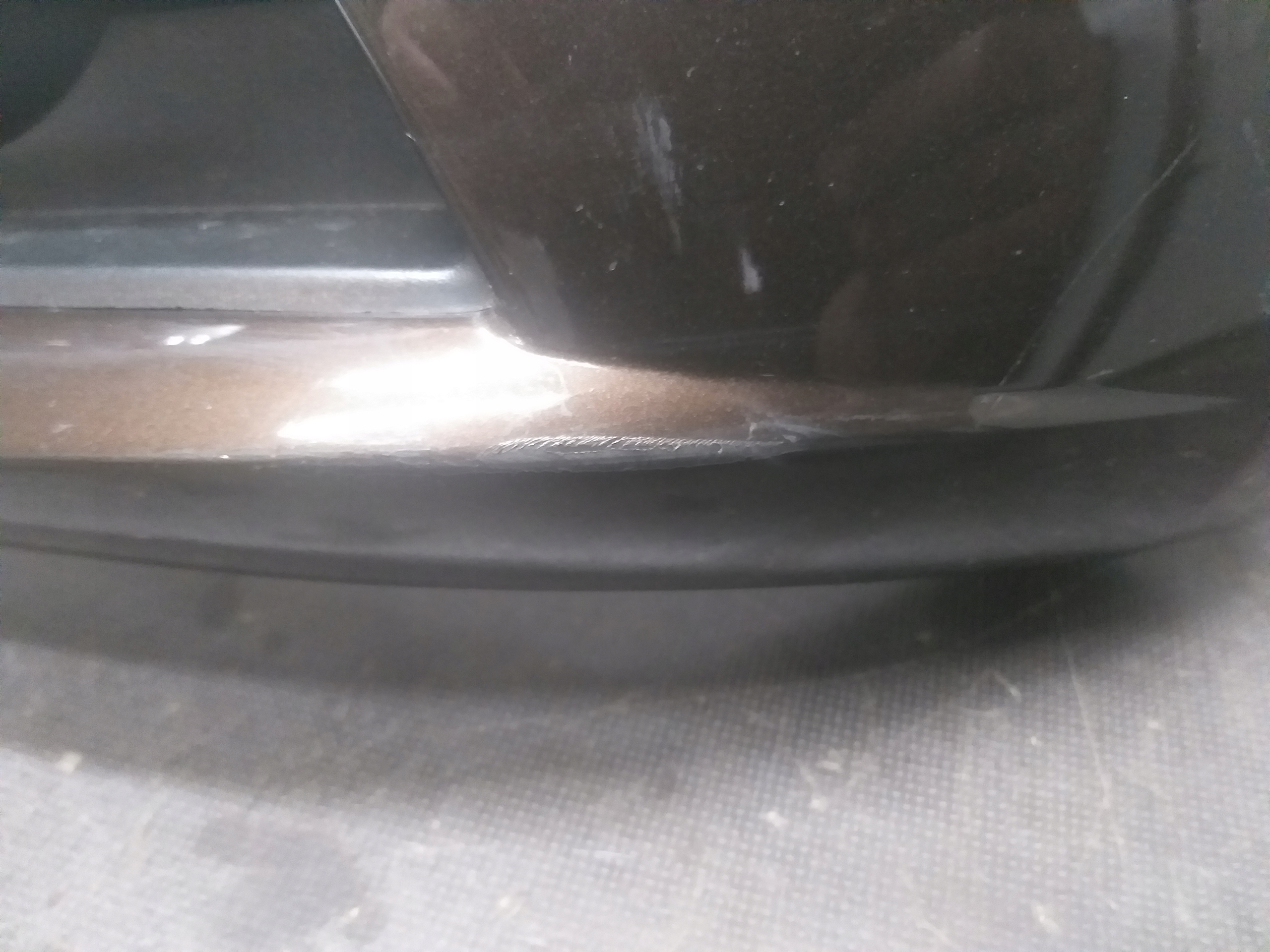 bumper front left corner AUDI A1 10-14 8X0