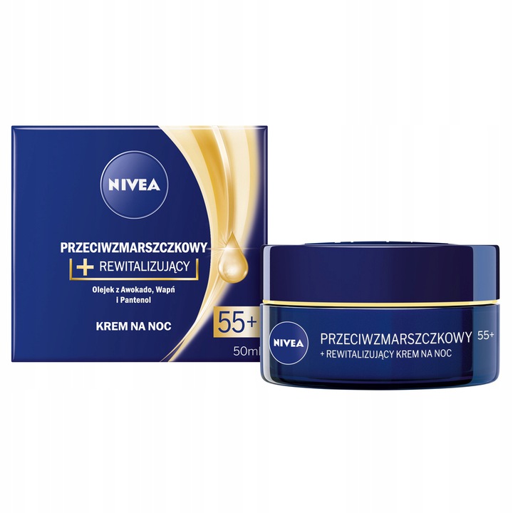 

Nivea Krem Przeciwzmarszczkowy na Noc 55+ 50ml