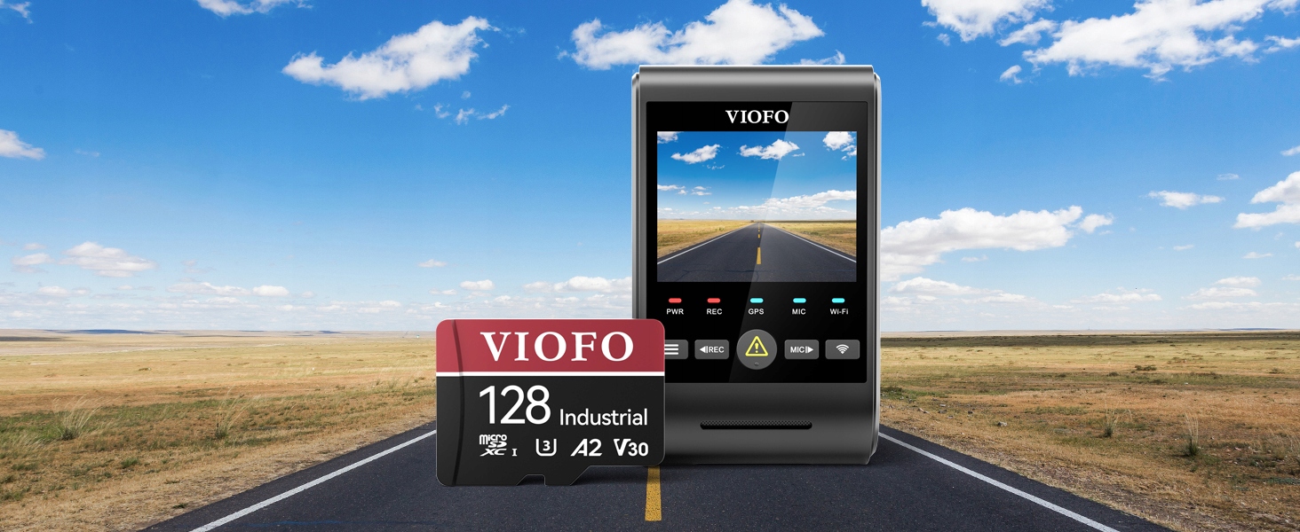 VIOFO KARTA PAMIĘCI microSDXC U3 128GB Class10 V30 Kod producenta VIOFO Industrial 128GB