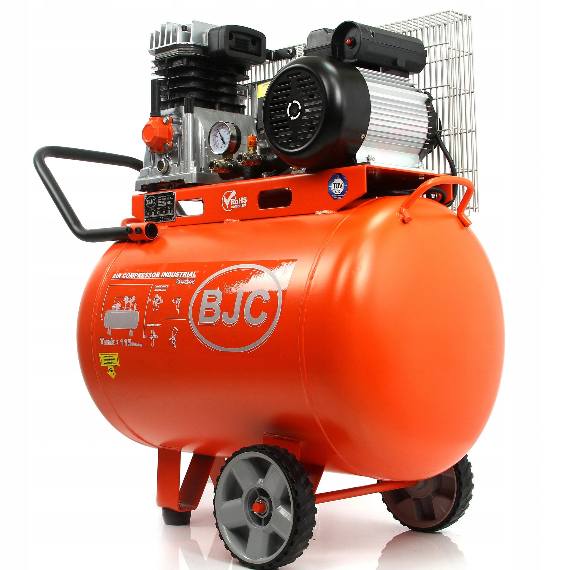 KOMPRESOR olejowy BJC sprężarka CICHY super 100 % Typ kompresor olejowy