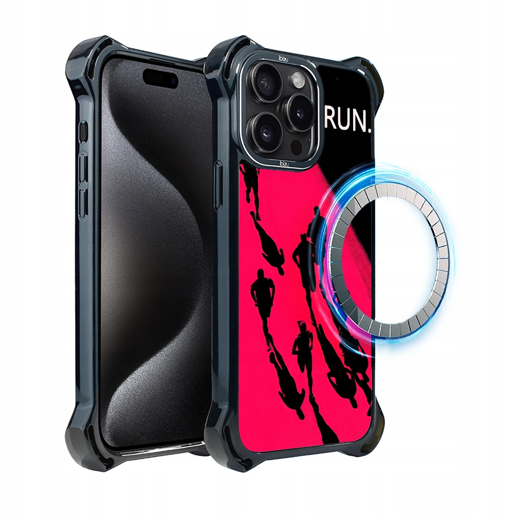 Pouzdro pro iPhone 15 Pro Ibizu DropGuard Ultra s MagSafe, noční maraton
