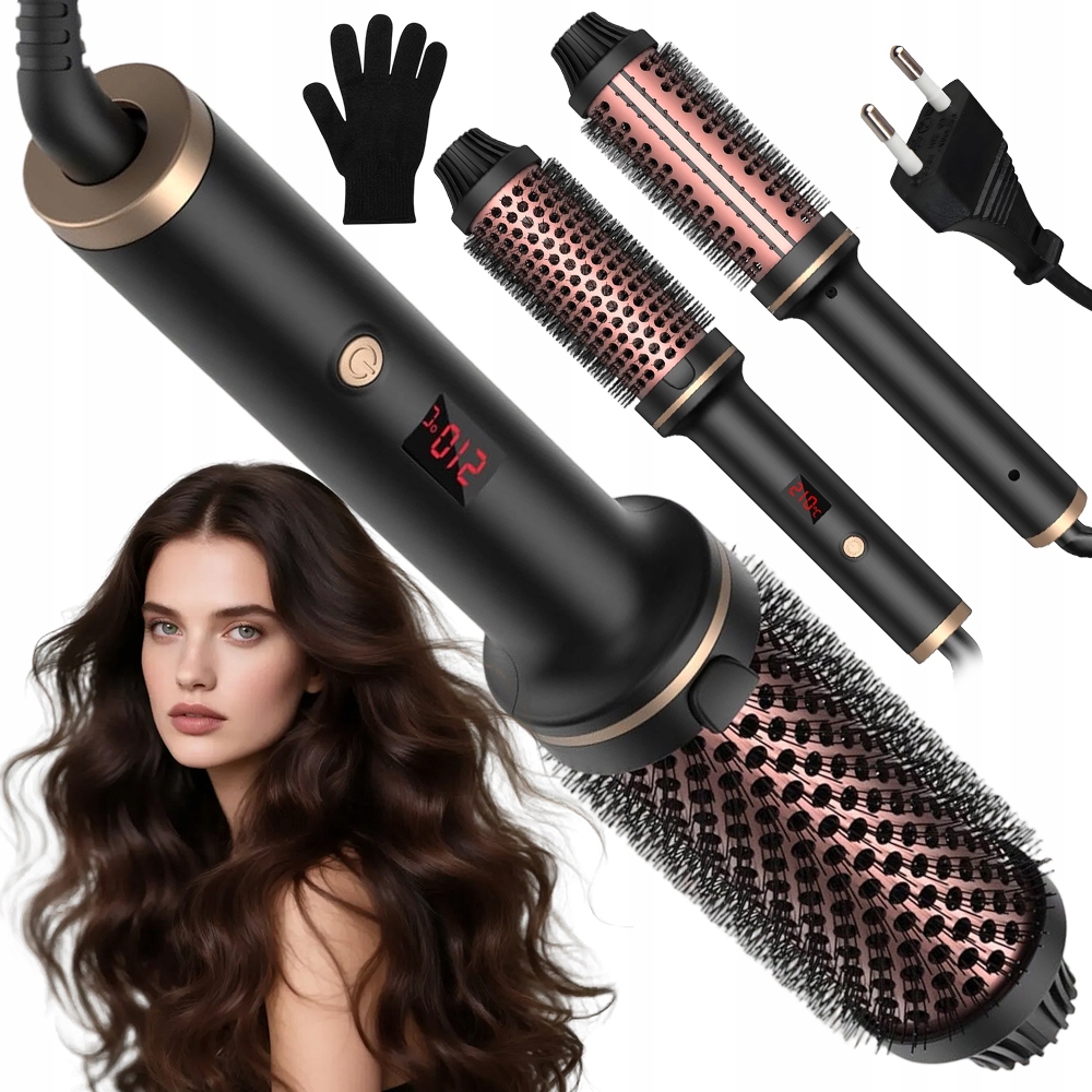 Szczotka Termiczna Z Jonami Ujemnymi Lokówka Okrągła Do Stylizacji Włosów