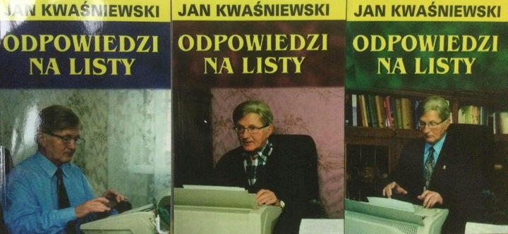 ODPOWIEDZI NA LISTY KOMPLET 3 KSIĄŻKI KWAŚNIEWSKI