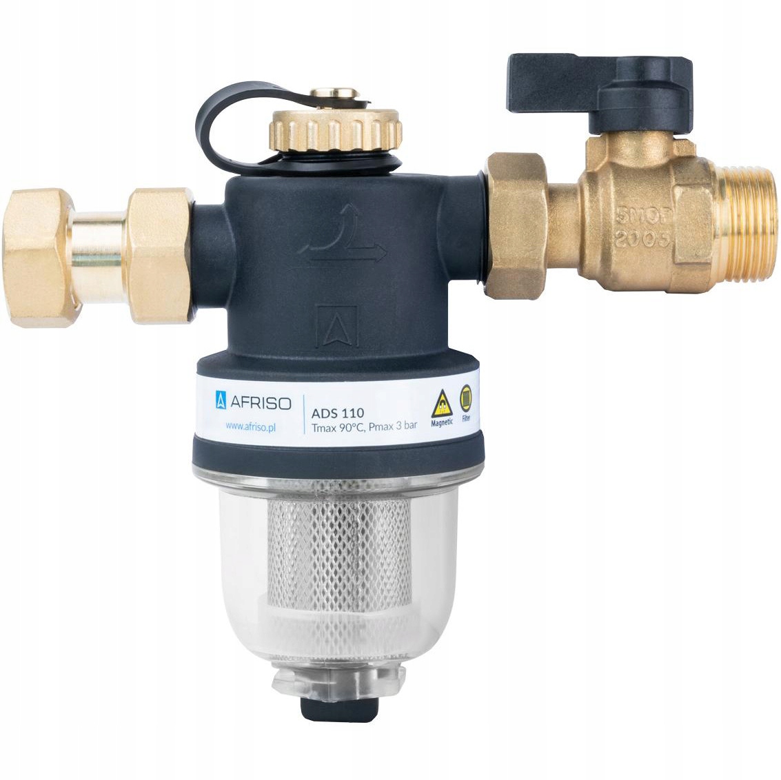 Kompaktný Magnetický Separátor Nečistôt Pre C.o 3/4" Ads 110
