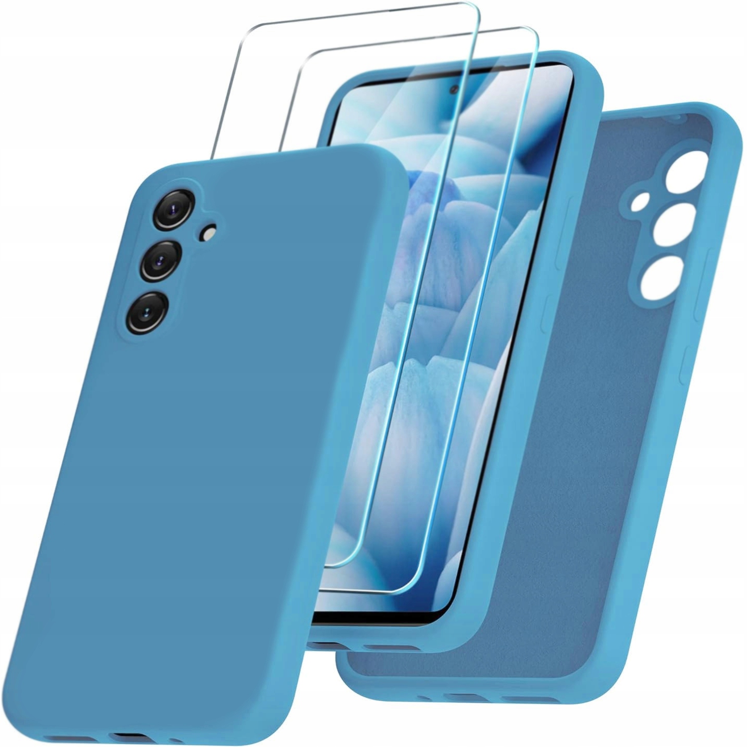 ETUI SOFT INSIDE DO SAMSUNG GALAXY A55 5G + 2x SZKŁO Stan opakowania oryginalne