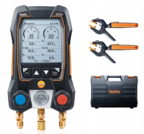 Testo 550s Smart Kit elektronická ventilová objímka.