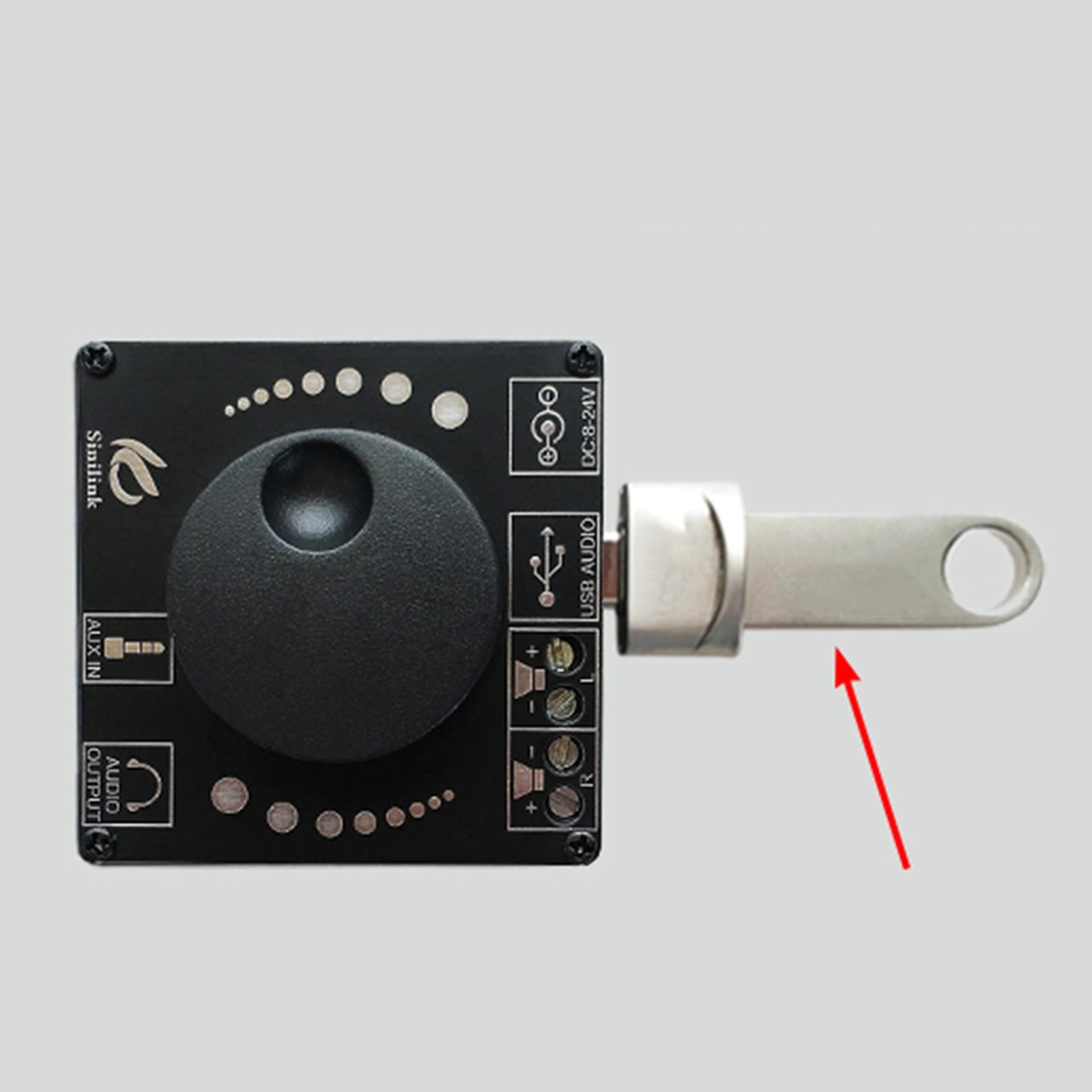 Moduł wzmacniacza cyfrowego 2x20W AMP Dual Kolor czarny