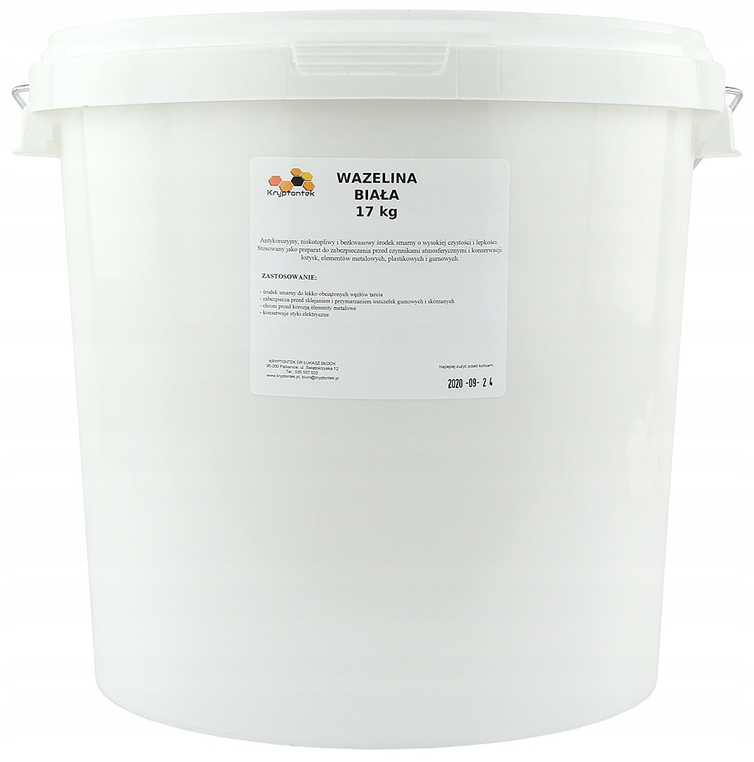 

Wazelina Biała Techniczna 17kg Smarowanie