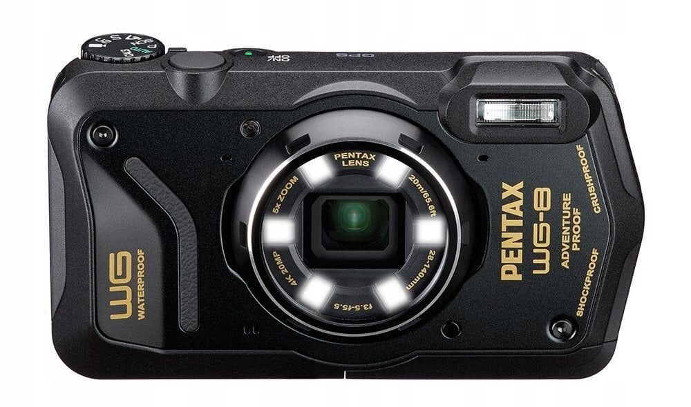 PENTAX WG-8 Zielona Kamera Wodoodporna Pyłoszczelna Odporna na Wstrząsy — miniatura 9