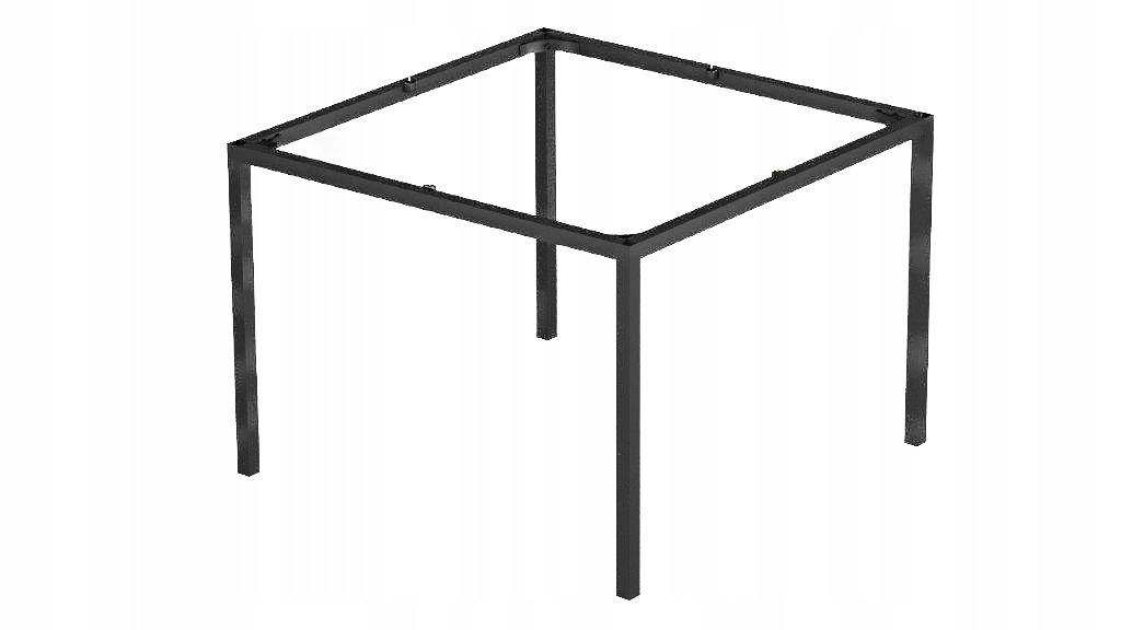 Aluminiový Rám Nohou Loft Pro Stůl 600x600x500