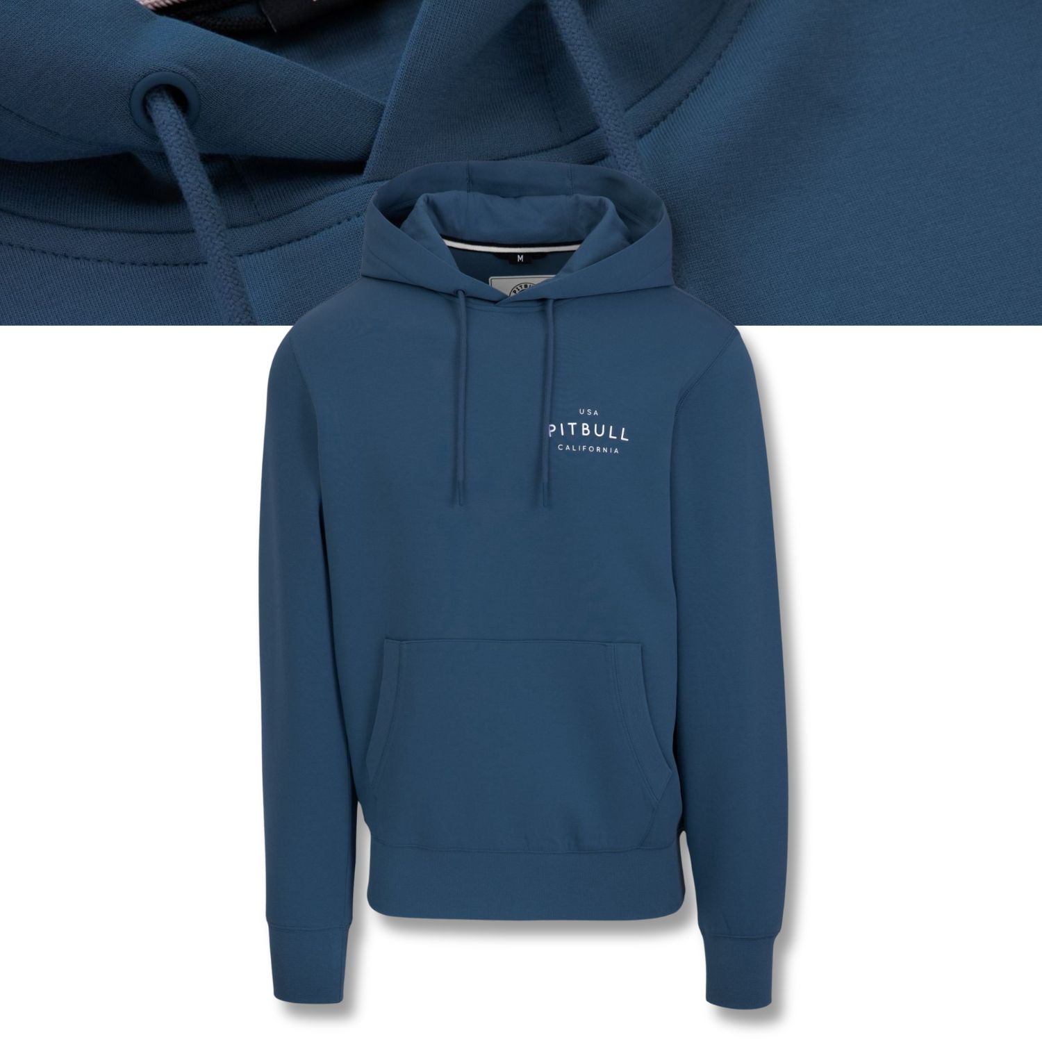 Pánská Mikina s kapucí Pitbull Mikina S Klokaní Kapsou Basic Sampson Pohodlná