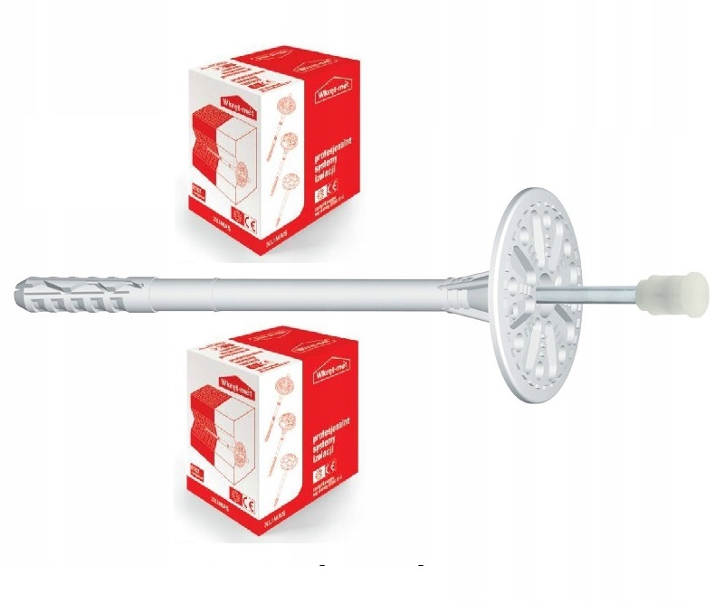 

Kołek do styropianu LMX 10x260 Metal Wełna żelbet