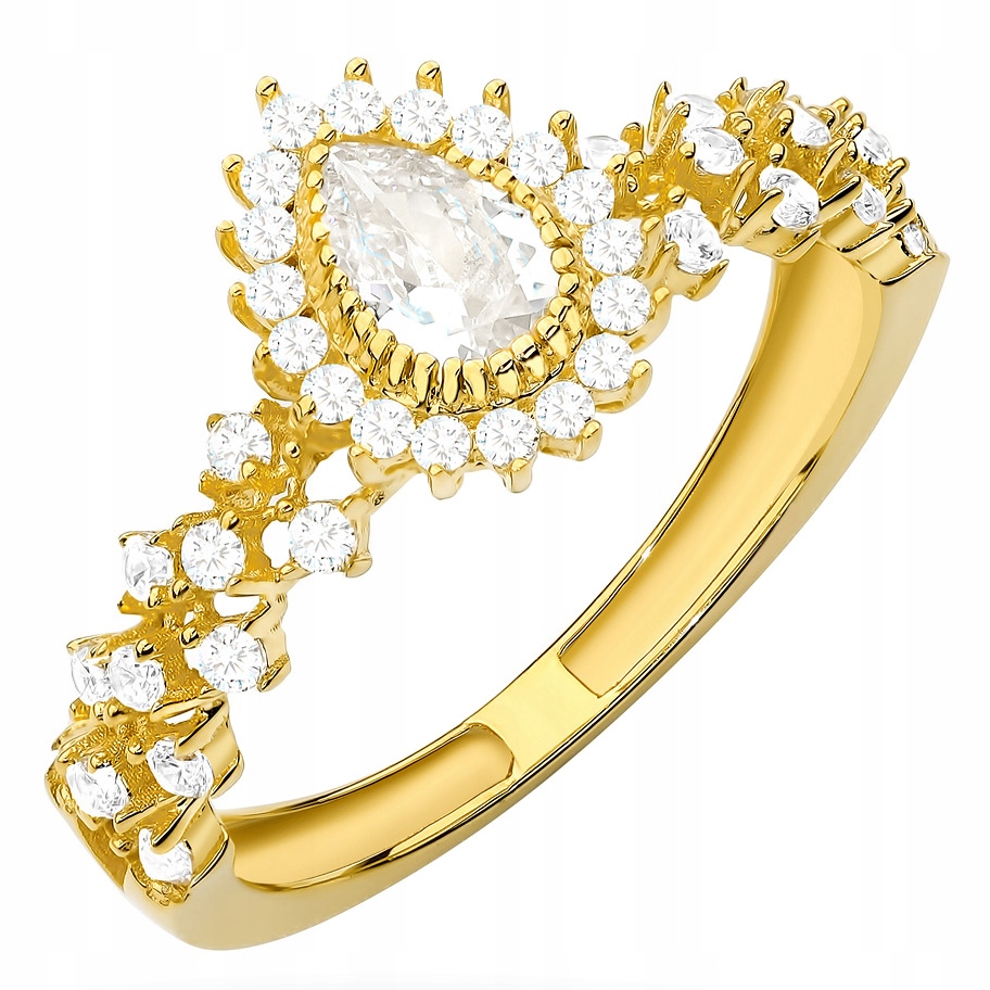 Stříbrný Prsten ryzost 925 Prstýnek A Zirkony vel.