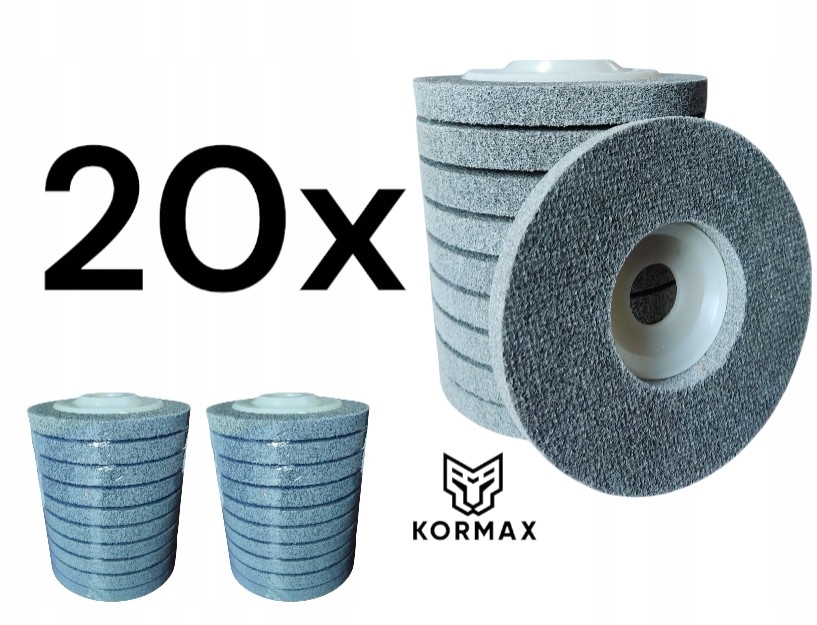Slisovaná netkaná textilie 115 mm 115 x 12 x 22 mm tvrdost Hard 12P/U8 Kormax