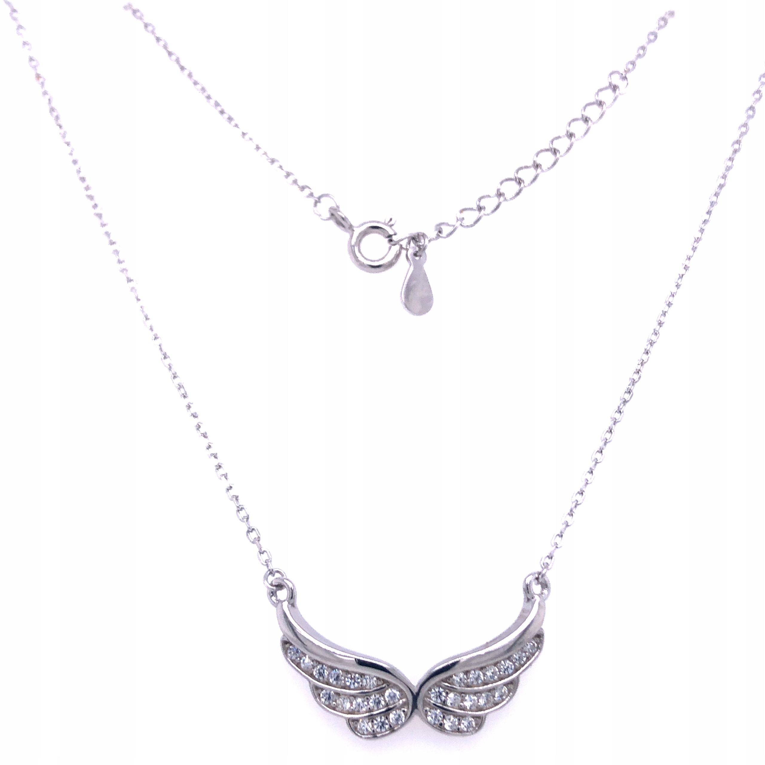 

Srebrny Naszyjnik Celebrytka Skrzydła Grawer