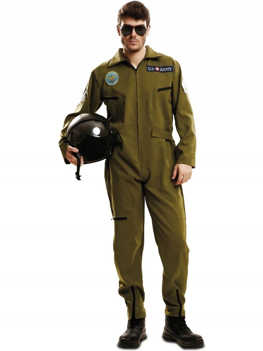 Kostým Stíhacího Pilota Top Gun Velikost XL