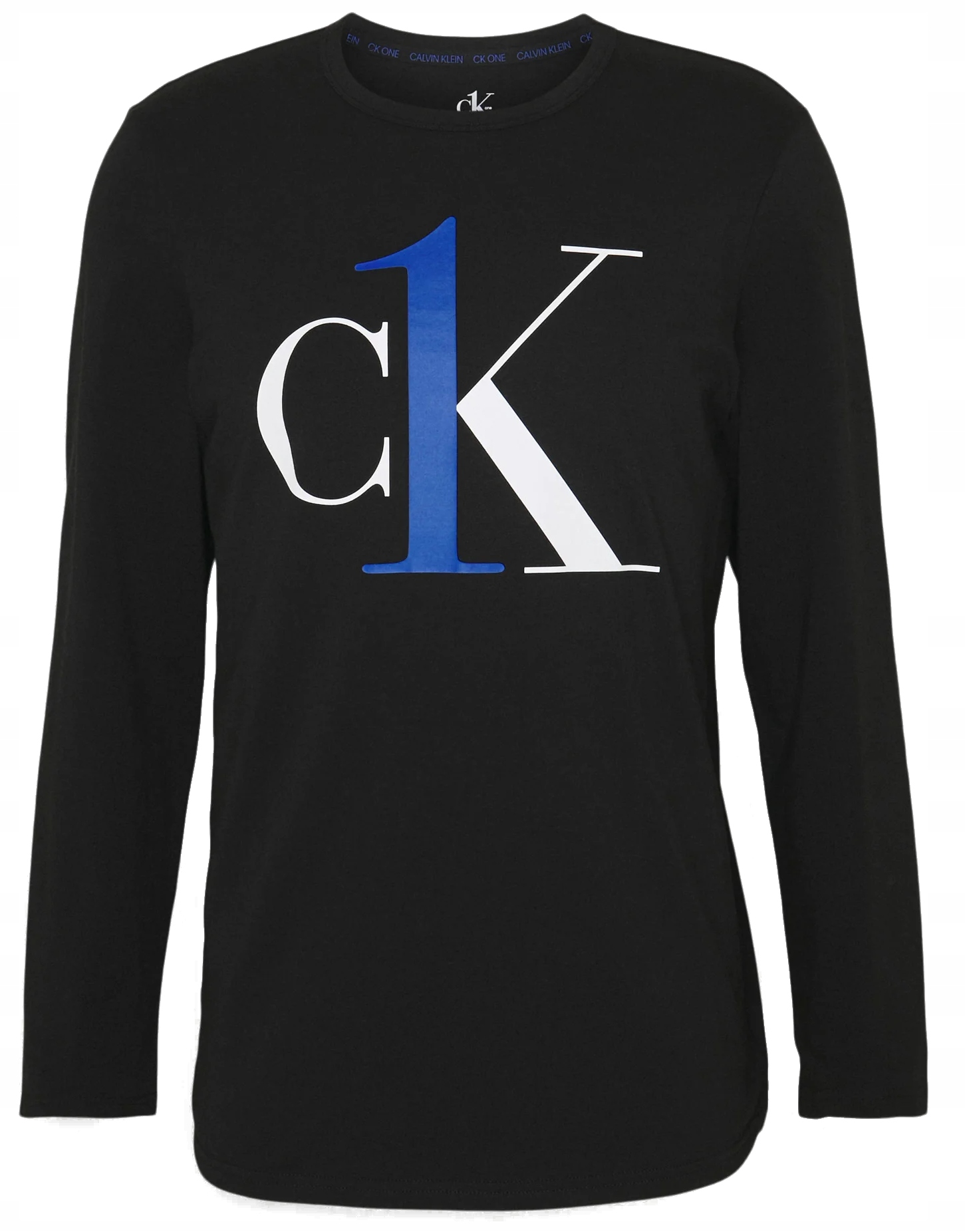 

Calvin Klein _ Czarny Longsleeve Ck Duże Logo _ L