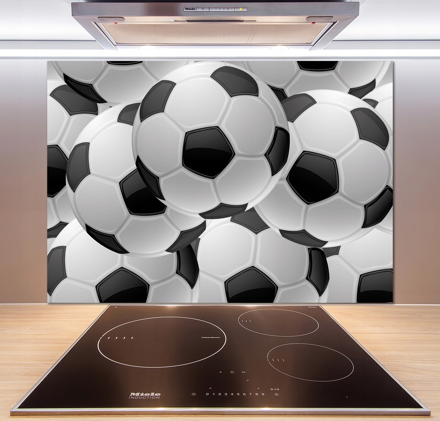 

Panel dekor szkło Piłka nożna 100x70 cm + Klej